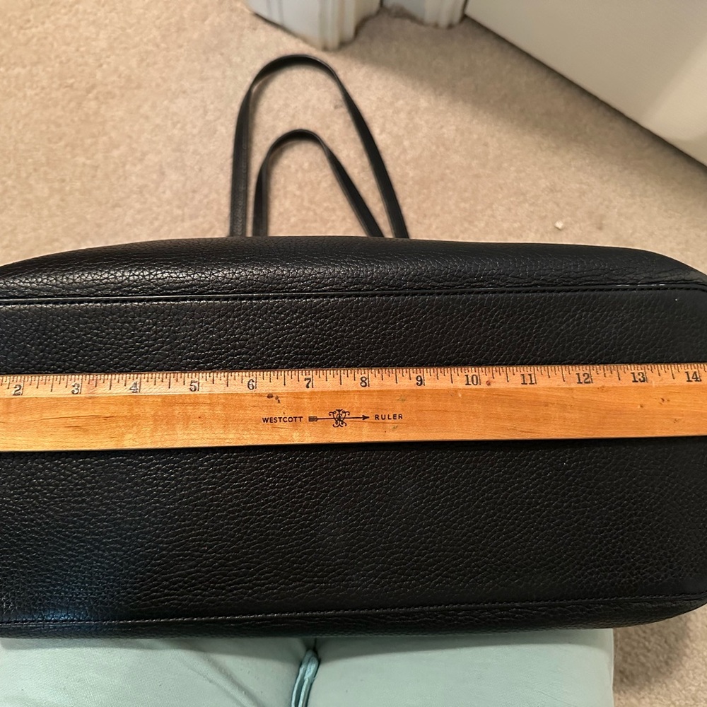 Tory Burch Black Pebbled Leather Hobo - Picture 5 of 9